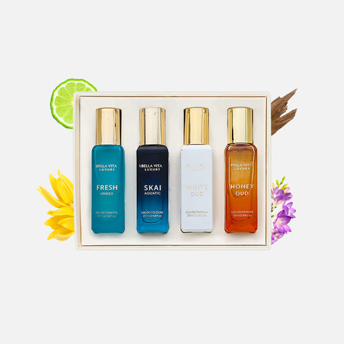 Unisex Perfume Gift Set - 4 x 0.7 fl oz