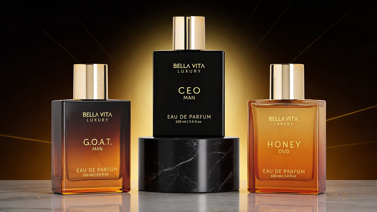 Top 3 Bella Vita Luxury Perfumes USA – Honey Oud, CEO Man, GOAT Man