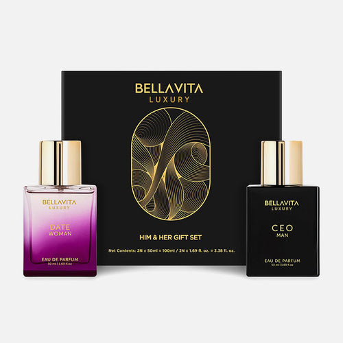 Him &amp; Her Gift Set - CEO Man 50ml + Date Woman 50ml