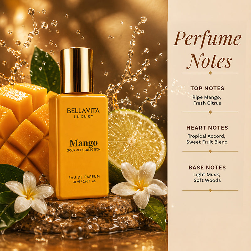 Gourmand Collection Gift Set | Vanilla, Pistachio &amp; Mango | Sweet Summer Scents | 20ml x 3 BYOB
