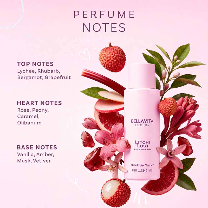 Bellavita Luxury Hair &amp; Body Mist - Litchi Lust