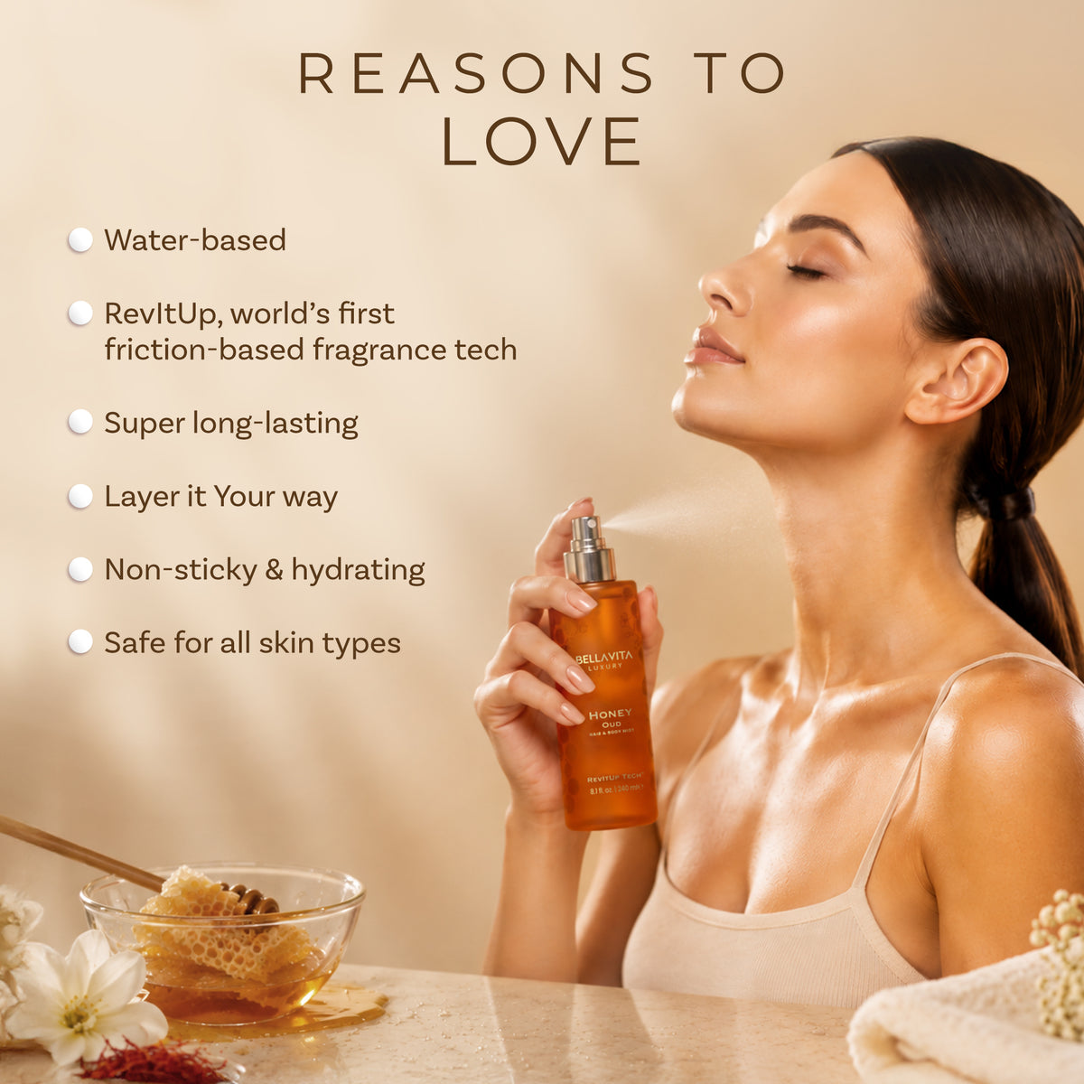 Honey Oud Hair &amp; Body Mist