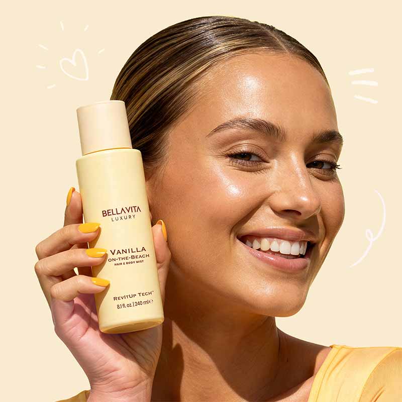 Bellavita Luxury Hair &amp; Body Mist - Vanilla-on-the-Beach
