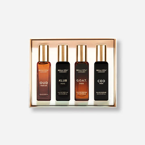 Perfume Gift Set For Men - 4 x 0.7 fl oz